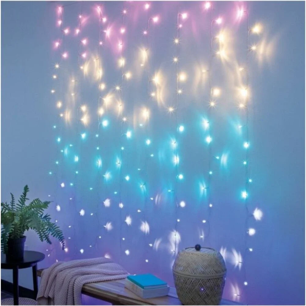 WEST & ARROW Curtain String Light With Remote ,USB OR Battery Operated ,Choose